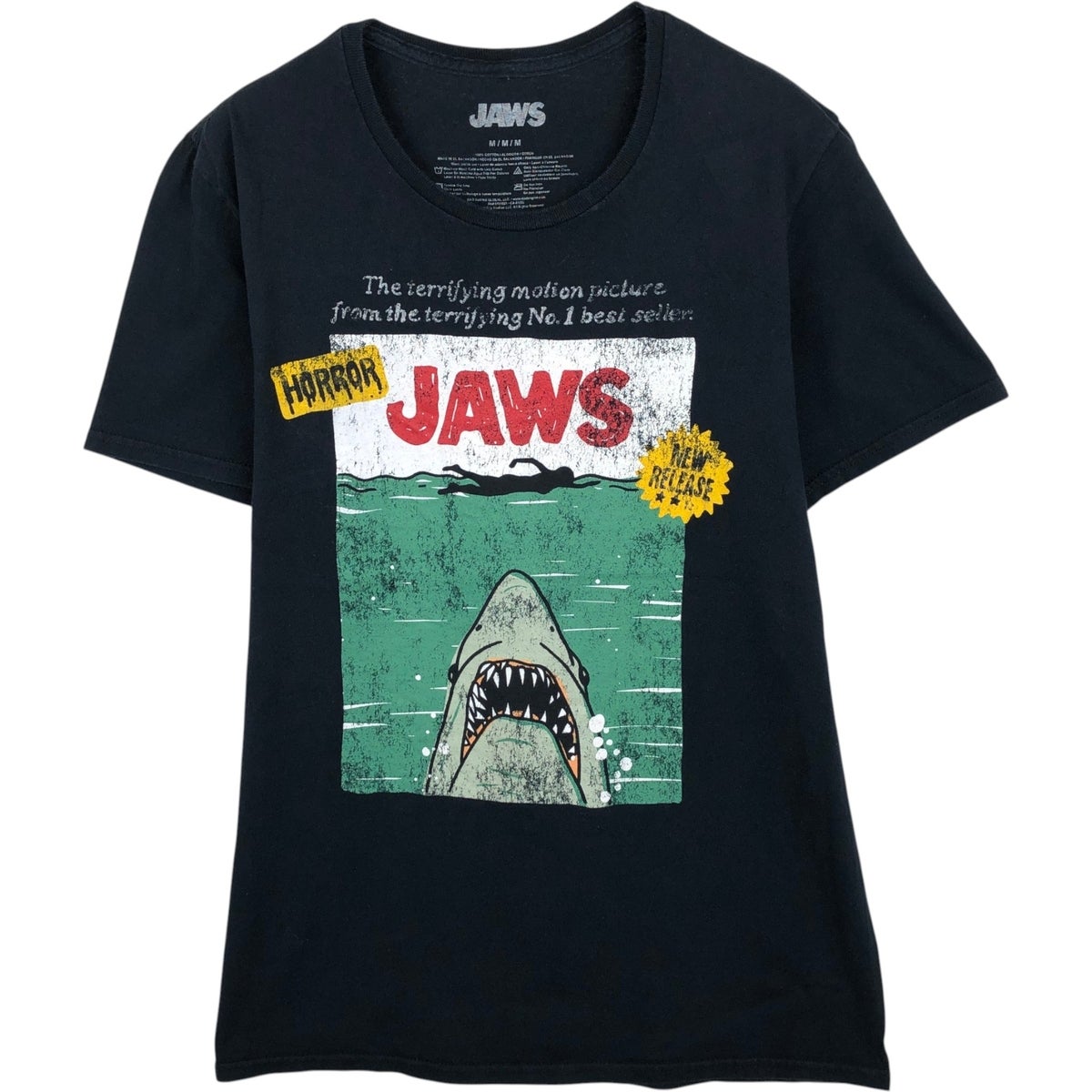 古着 JAWS ジョーズ 映画 ムービーTシャツ メンズM相当 /eaa631749