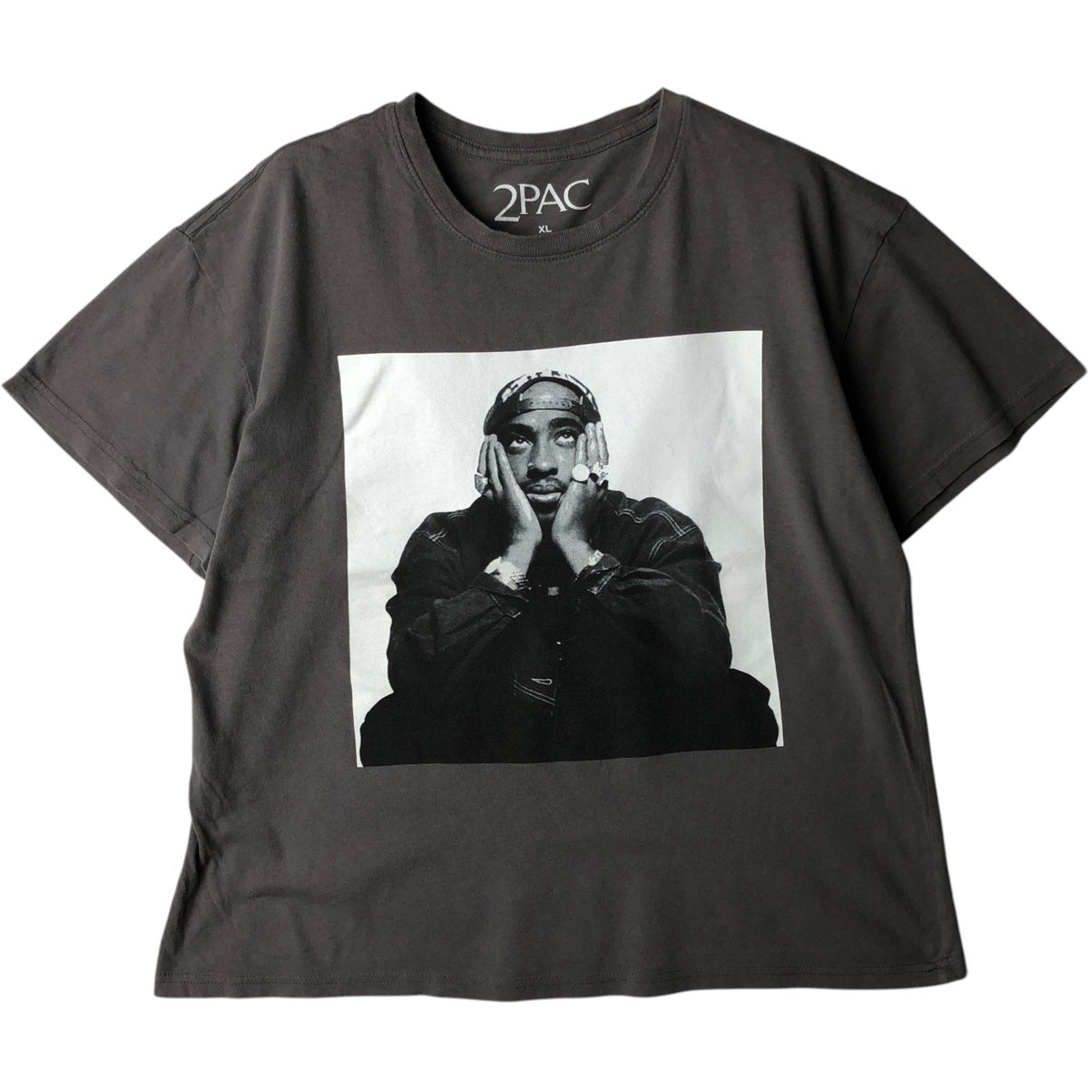 古着 2pac トゥーパック ラップTシャツ ラップT メンズXL相当
