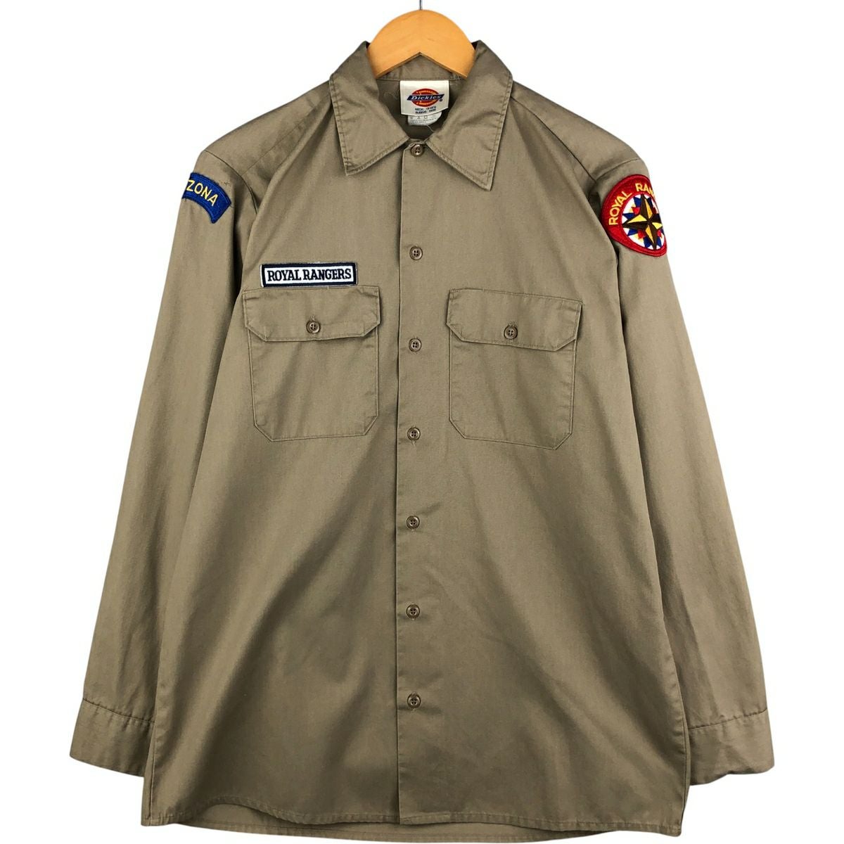 古着 80～90年代 ディッキーズ Dickies 半袖 シャンブレーシャツ
