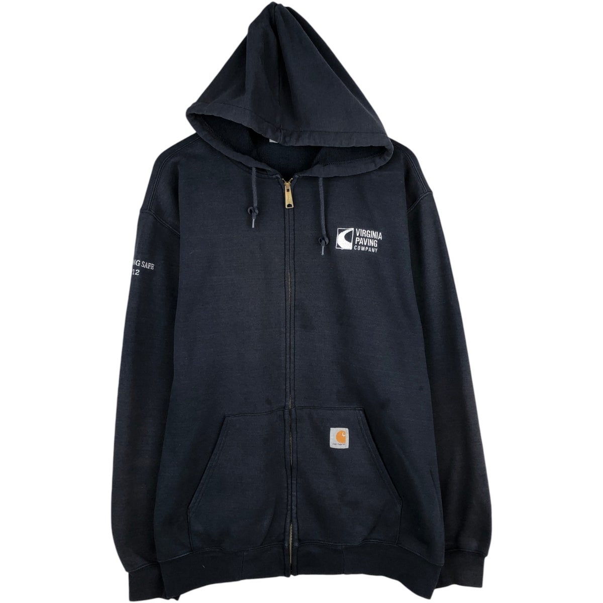 古着 カーハート Carhartt スウェットフルジップパーカー メンズXL相当