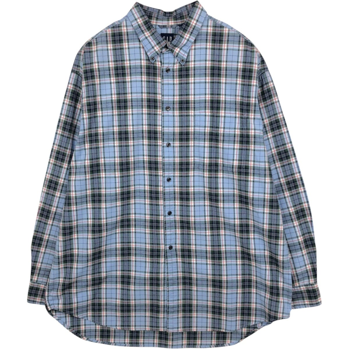 古着 90年代 ギャップ GAP オールドギャップ FITTED 長袖 リネンシャツ