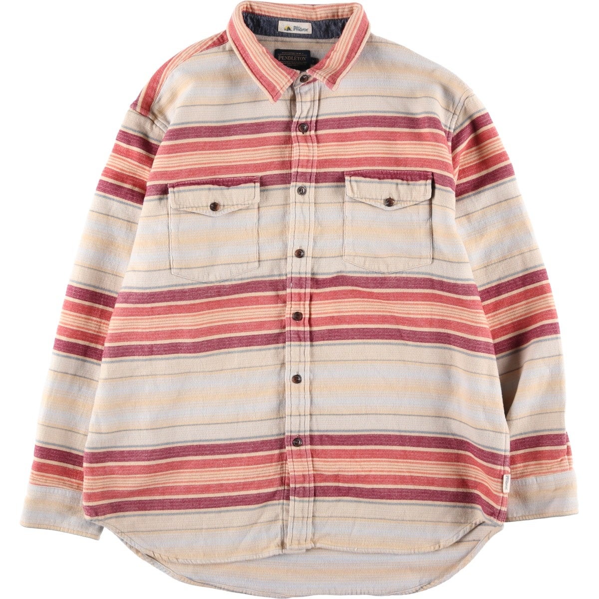 古着 ペンドルトン PENDLETON Surf Pendleton ボーダー柄 ネイティブ
