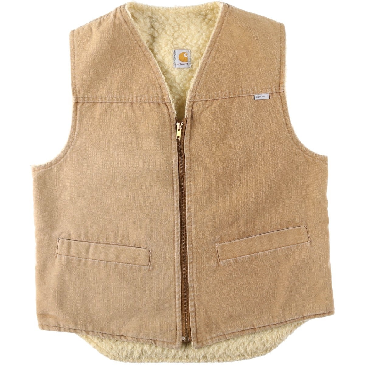 古着 90年代 カーハート Carhartt ダックベスト USA製 メンズM相当