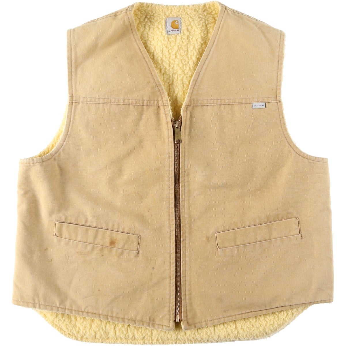 古着 80～90年代 カーハート Carhartt ダックベスト USA製 メンズXL