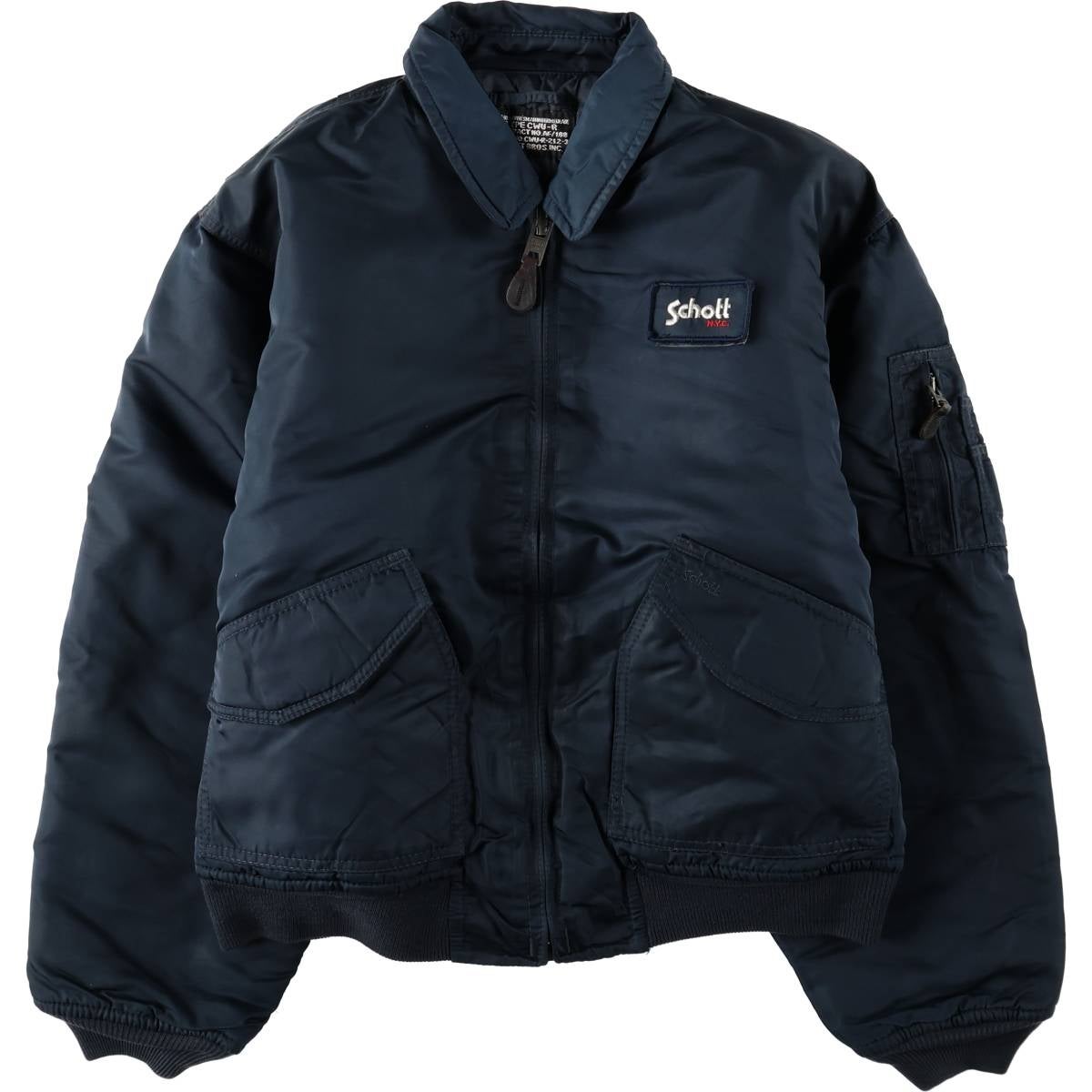 古着 民間品 ショット SCHOTT CWU-Rタイプ 中綿入り ミリタリー