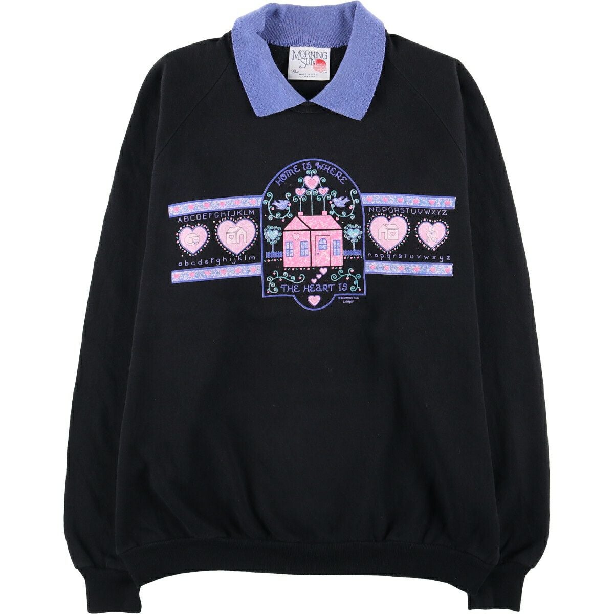 古着 80～90年代 MORNING SUN JERZEES ジャージーズ 襟付き スウェット