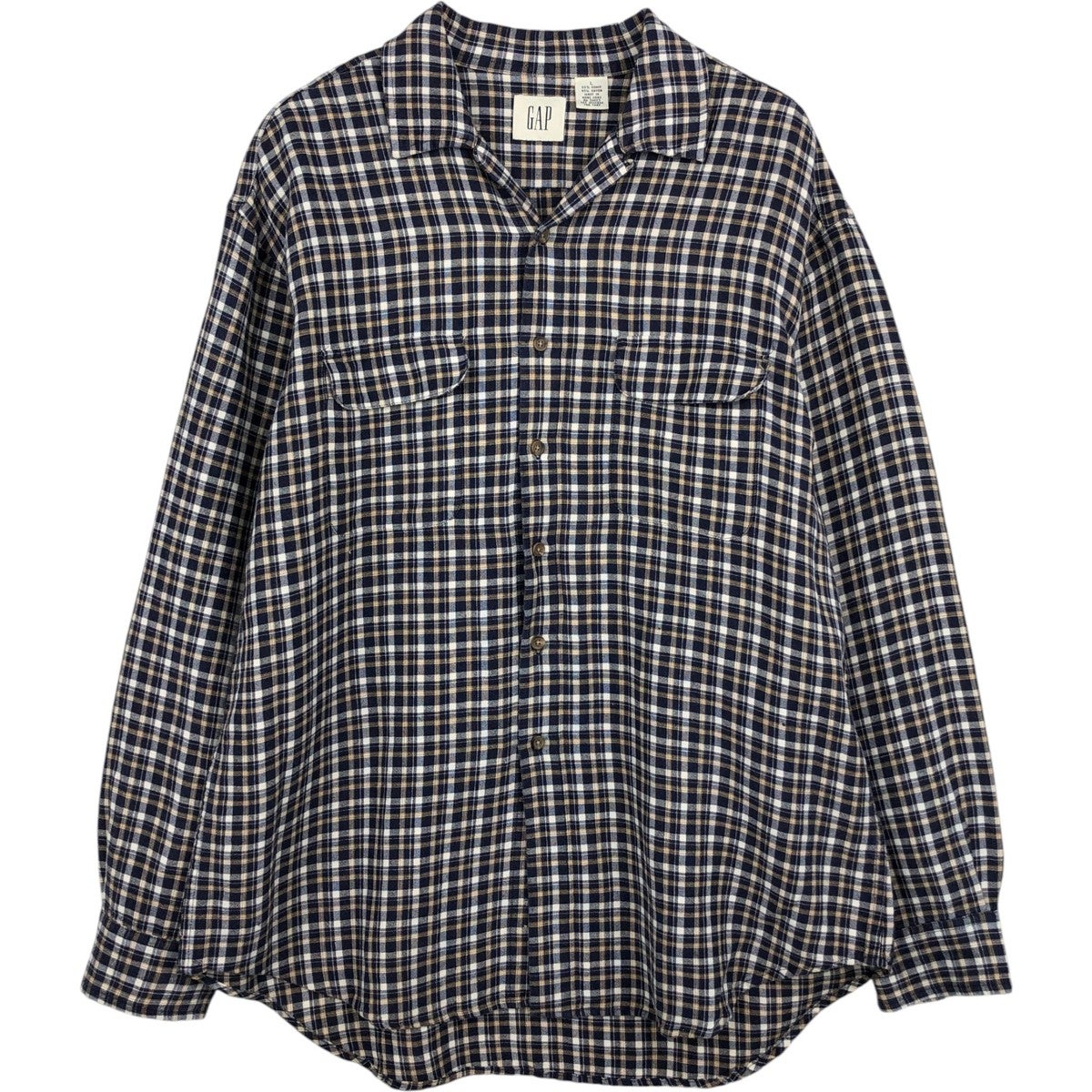 古着 90年代 ギャップ GAP オールドギャップ チェック柄 オープン