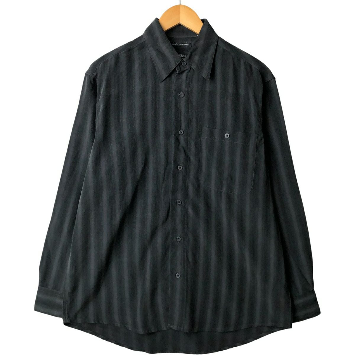 古着 エルメネジルド ゼニア Ermenegildo Zegna Soft チェック柄 長袖