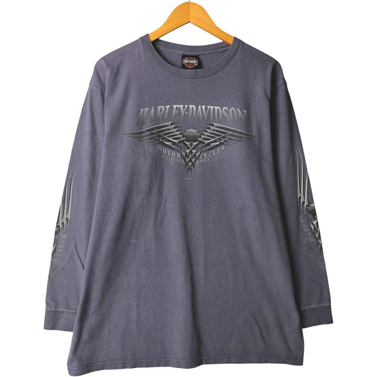 古着 00年代 ハーレーダビッドソン Harley-Davidson モックネック ロングTシャツ ロンT レディースM相当/eaa633987 Harley Davidson - 古着 00年代 ハーレーダビッドソン Harley-Davidson