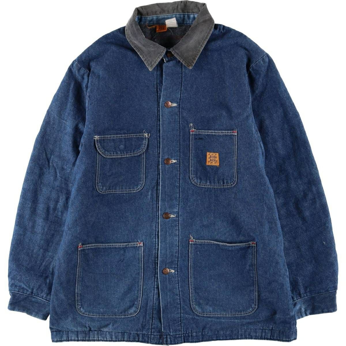 古着 80年代 ビッグベン BIGBEN デニムカバーオール USA製 メンズXL
