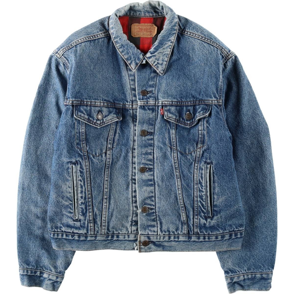 古着 80年代 リーバイス Levis 71665-0815 中綿入り デニムジャケット