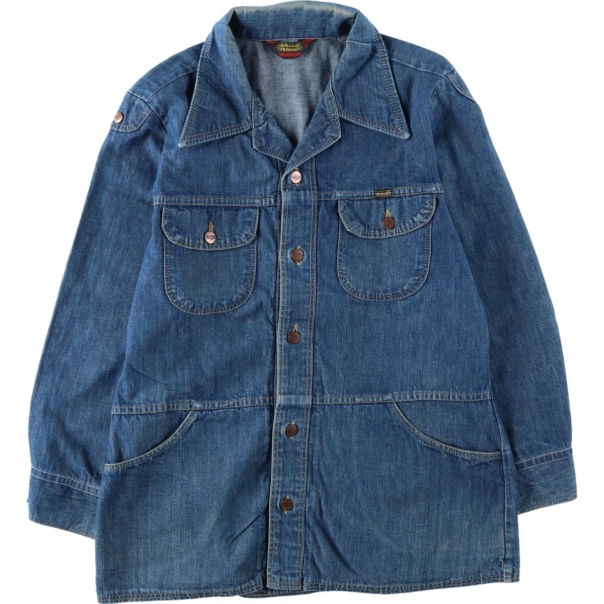 古着 70年代 ラングラー Wrangler WRAPID TRANSIT デニムブッシュ