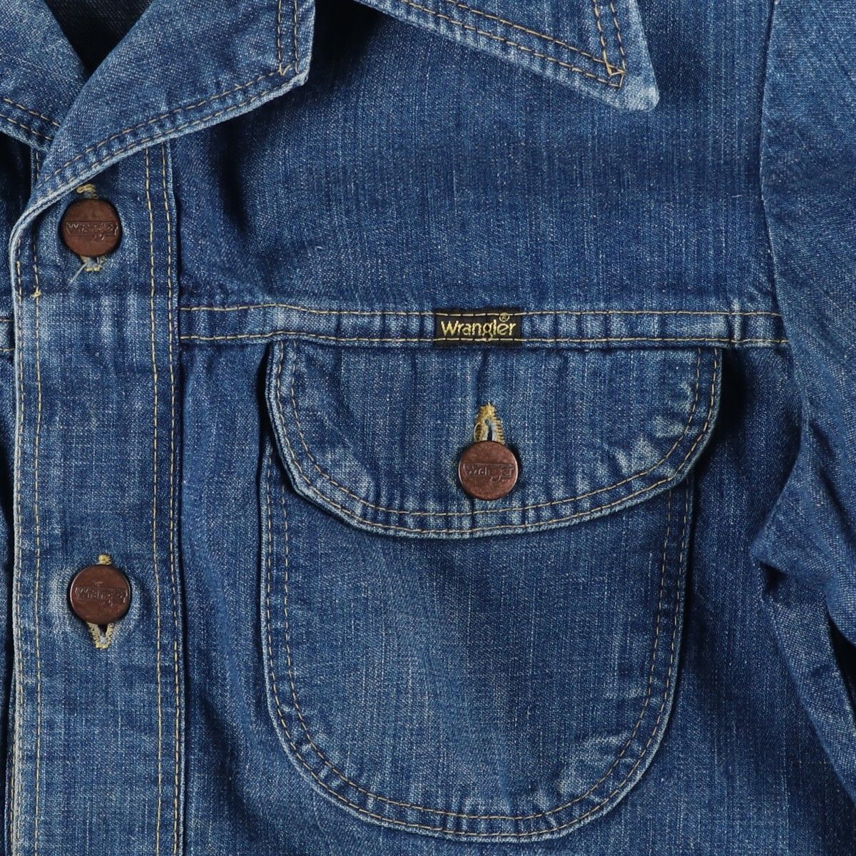 古着 70年代 ラングラー Wrangler WRAPID TRANSIT デニムブッシュ