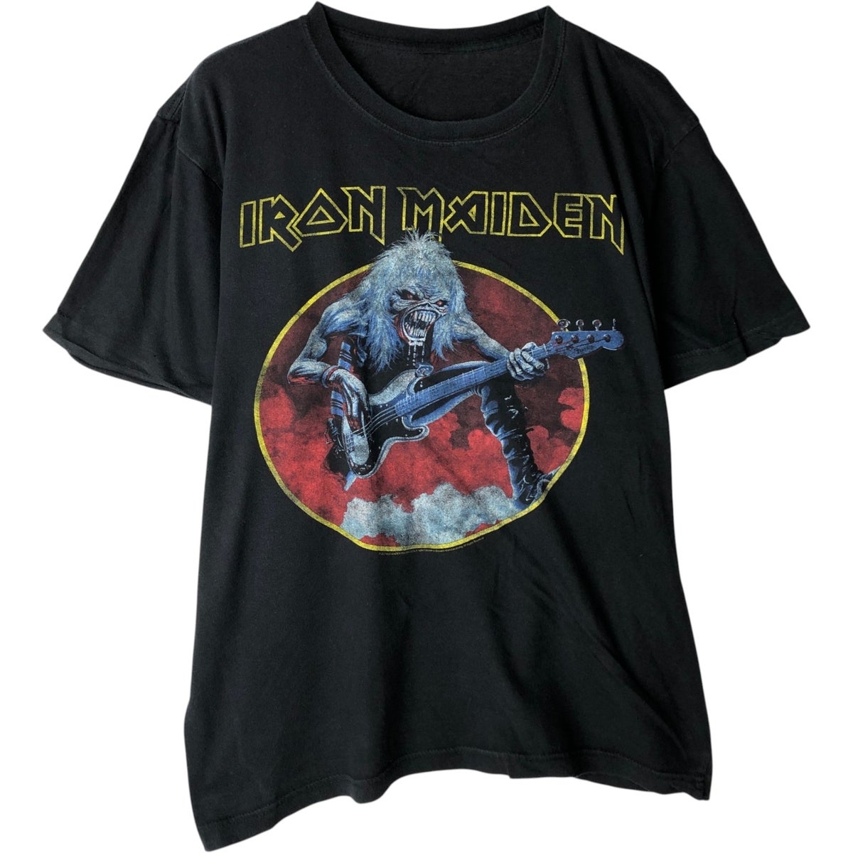 古着 00年代 IRON MAIDEN アイアンメイデン カットオフ バンドTシャツ