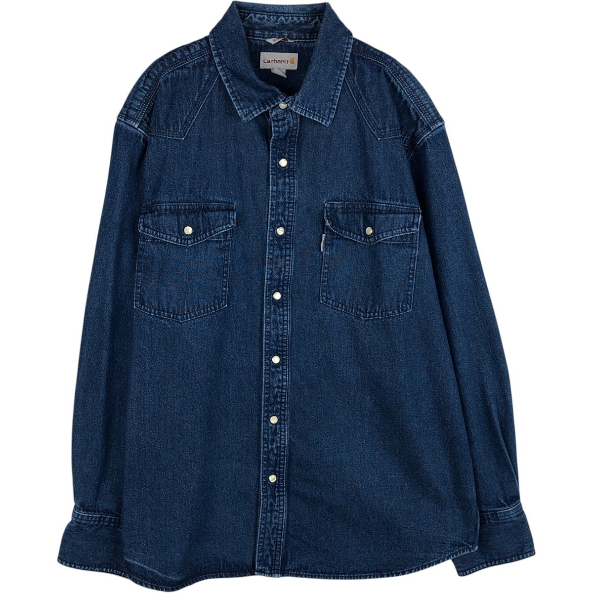 古着 カーハート Carhartt RELAXED FIT 長袖 デニムシャツ メンズXL