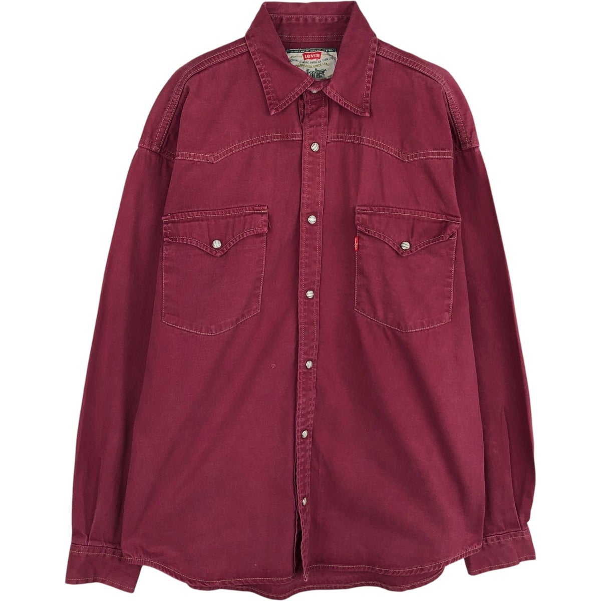 古着 90年代 リーバイス Levis 長袖 デニムシャツ メンズM相当