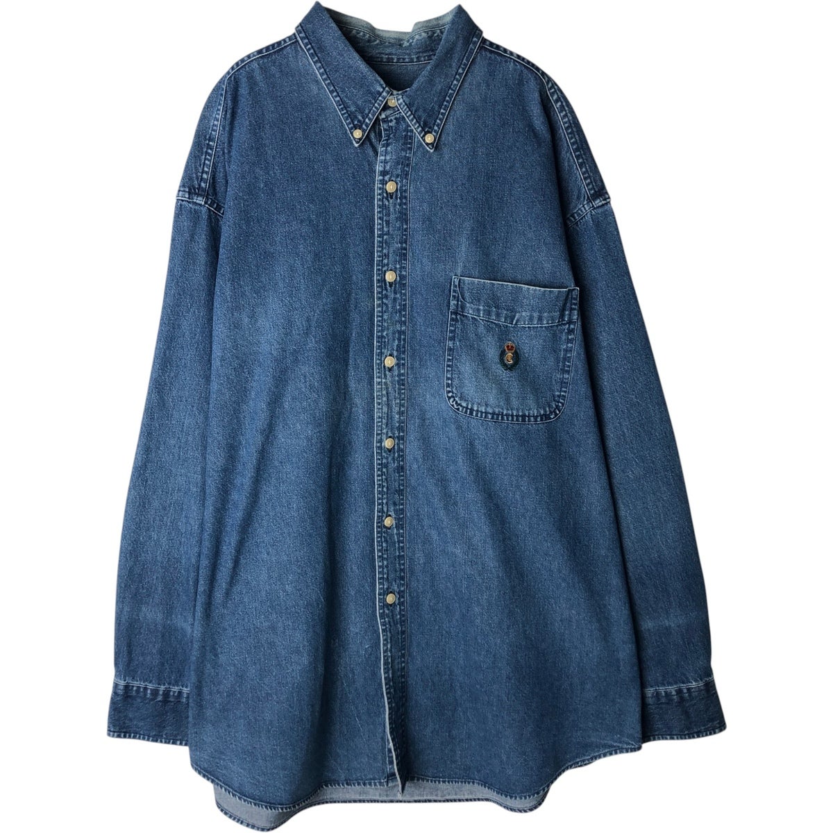 古着 ラルフローレン Ralph Lauren CHAPS チャップス 長袖 ボタン