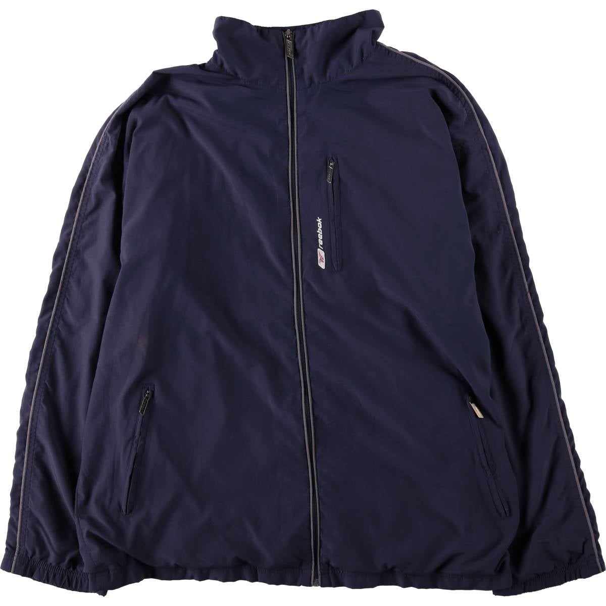 古着 90年代 リーボック Reebok 総柄 ウインドブレーカー メンズXL相当