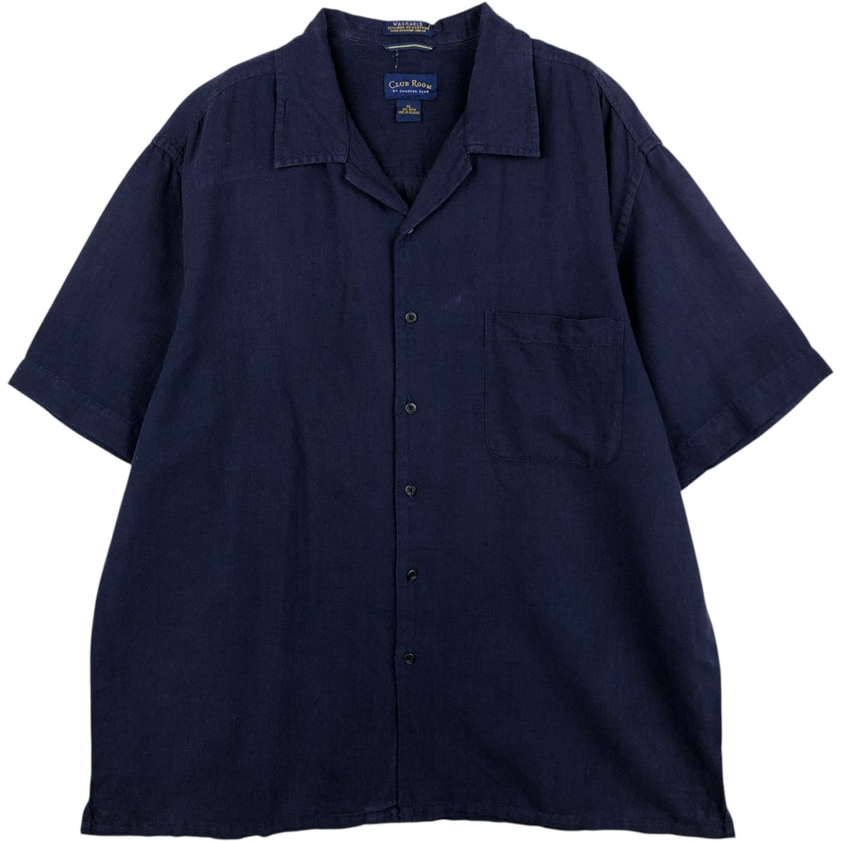 古着 Joe Marlin COMFORT FIT 半袖 レーヨンシャツ ボックスシャツ