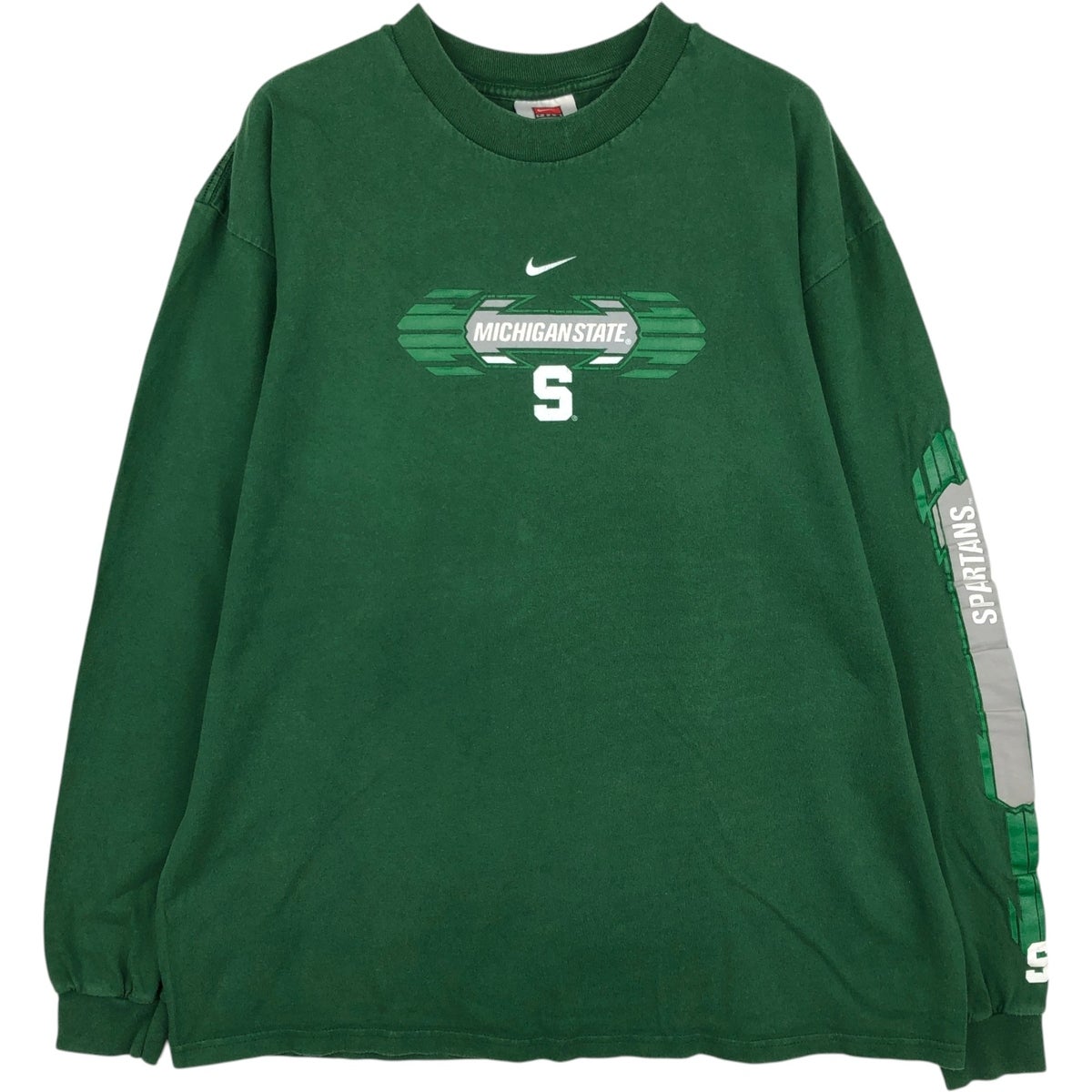 ナイキ オハイオ州 フットボール スポーツ トレーナー USA古着 90s 