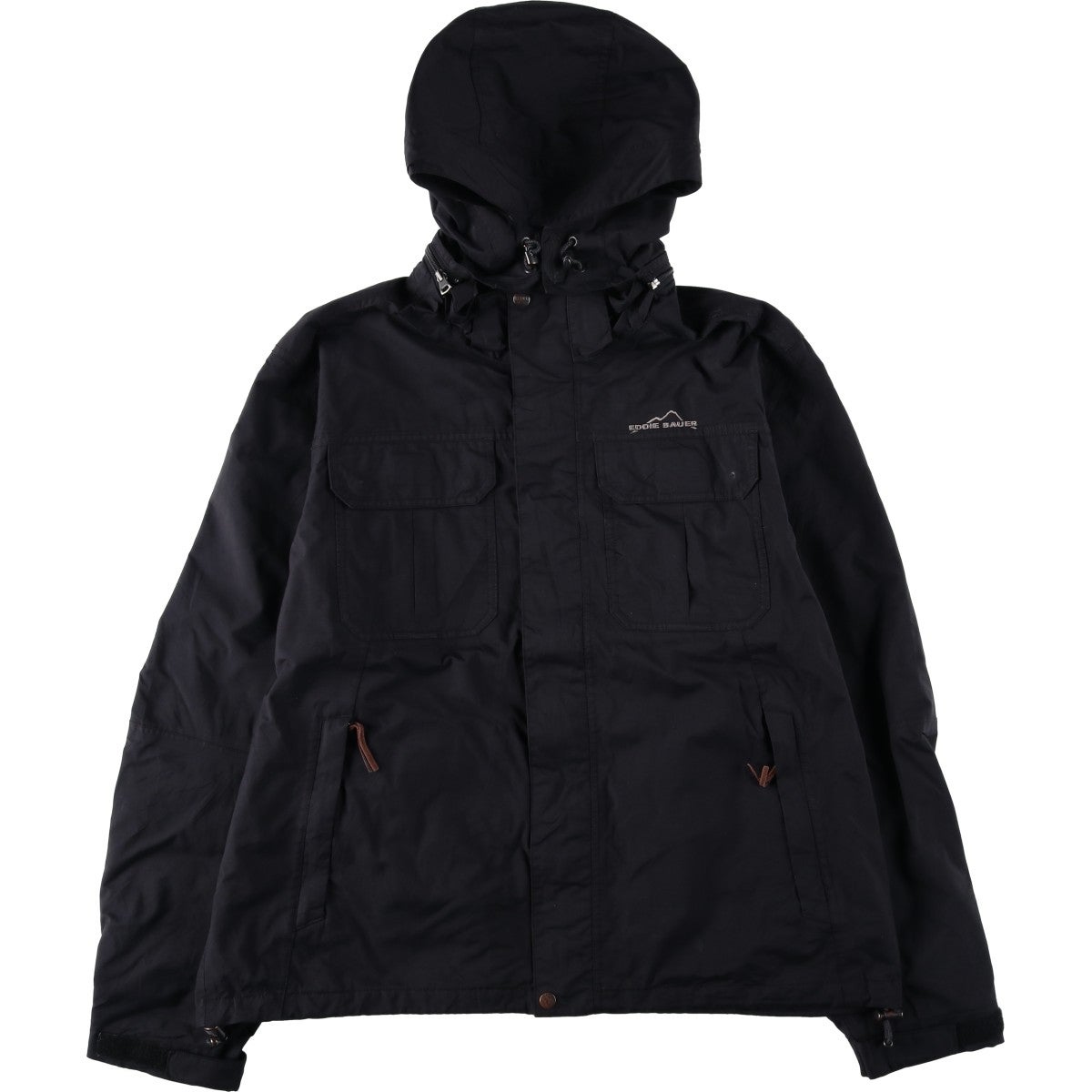 古着 エディーバウアー Eddie Bauer リップストップ フード付き