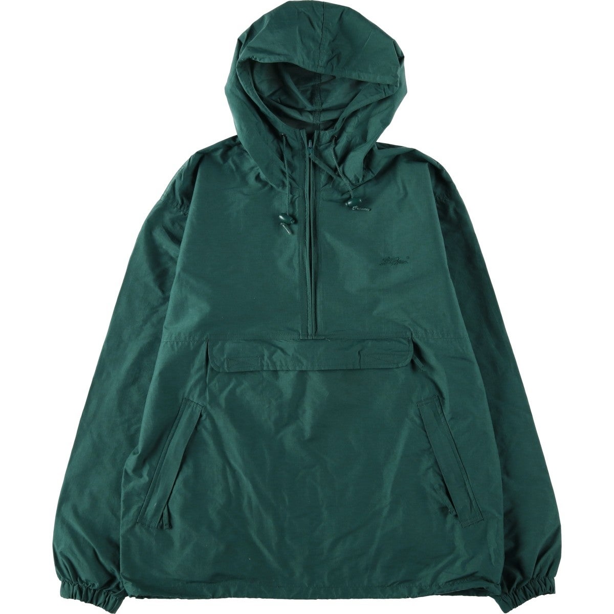 L.L. BEAN VINTAGE アノラックパーカー 90s ダークグリーン 古着 ～90年代 エルエルビーン L.L.Bean アノラックパーカー メンズL