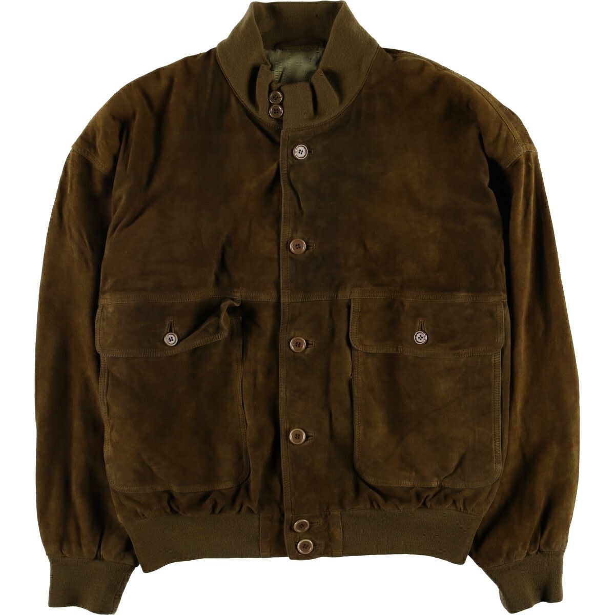 古着 アルマーニ ARMANI JEANS レザージャケット レディースL相当