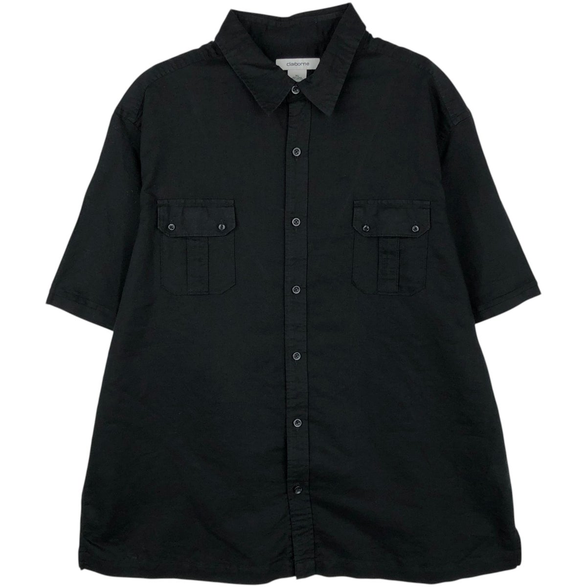 古着 リズクレイボーン Liz Claiborne LIZWEAR JEANS 半袖 ボックスシャツ レディースL相当 ボックスシャツ/eaa626419 古着 リズクレイボーン Liz Claiborne LIZWEAR JEANS 半袖 ボックス