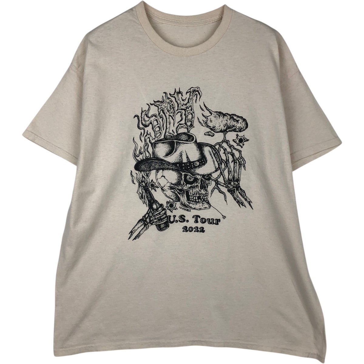 古着 GODSMACK ゴッドスマック バンドTシャツ バンT メンズXL相当