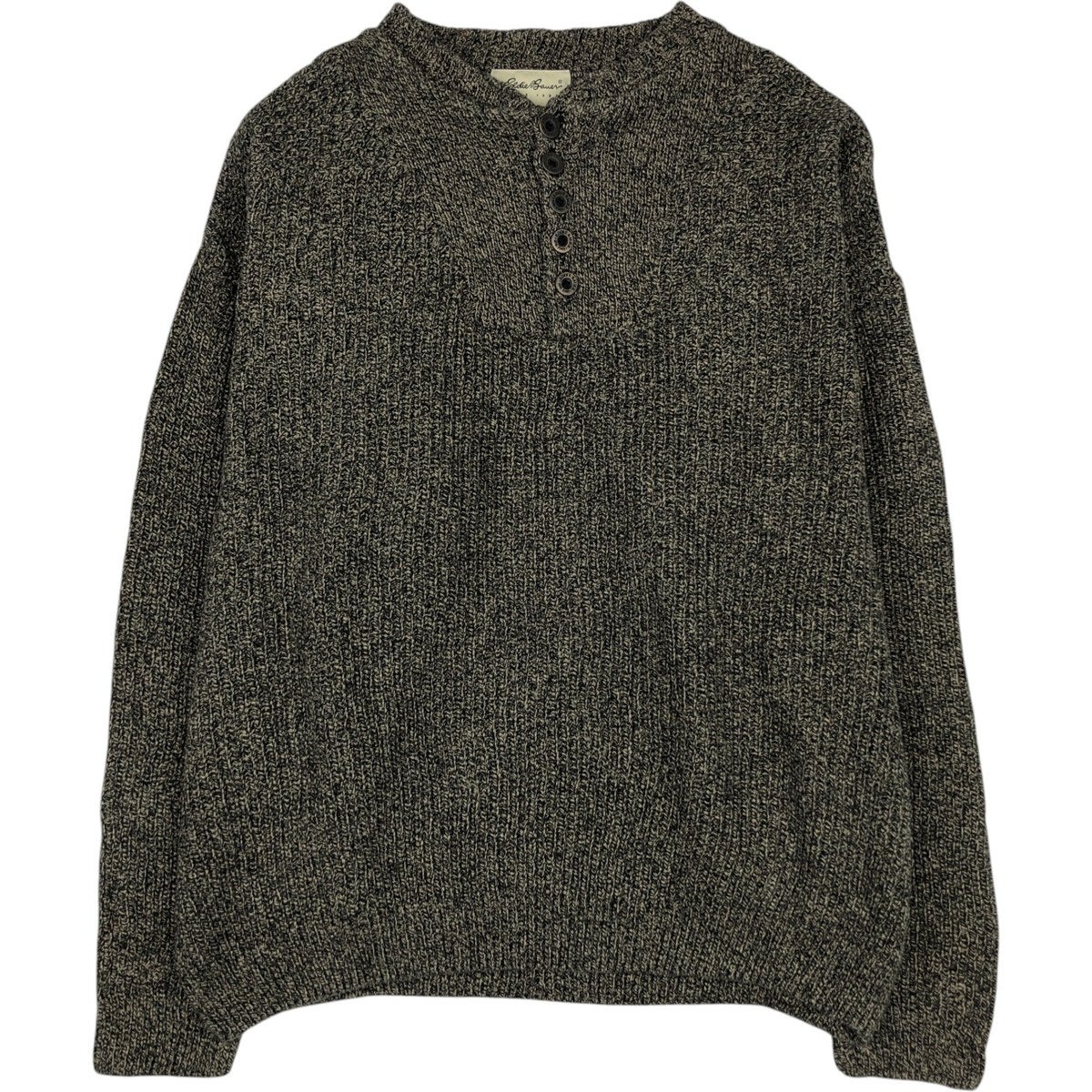 古着 00年代 エディーバウアー Eddie Bauer ヘンリーネック コットン