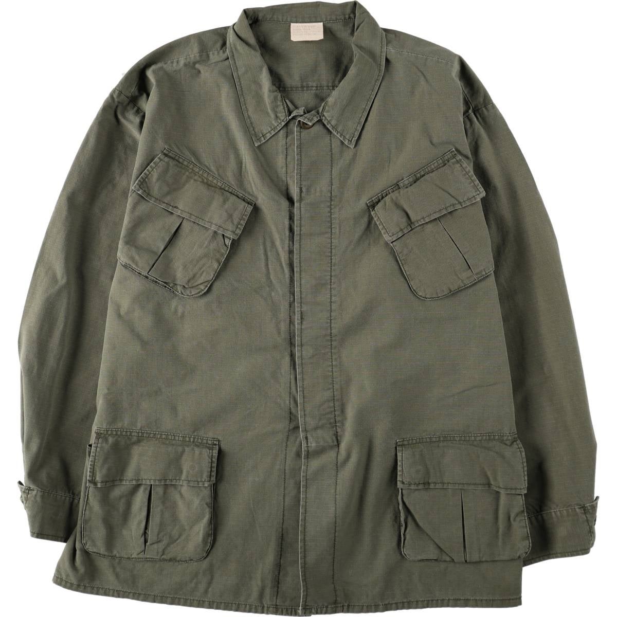 古着 民間品 ジャングルファティーグ ミリタリージャケット X-LARGE