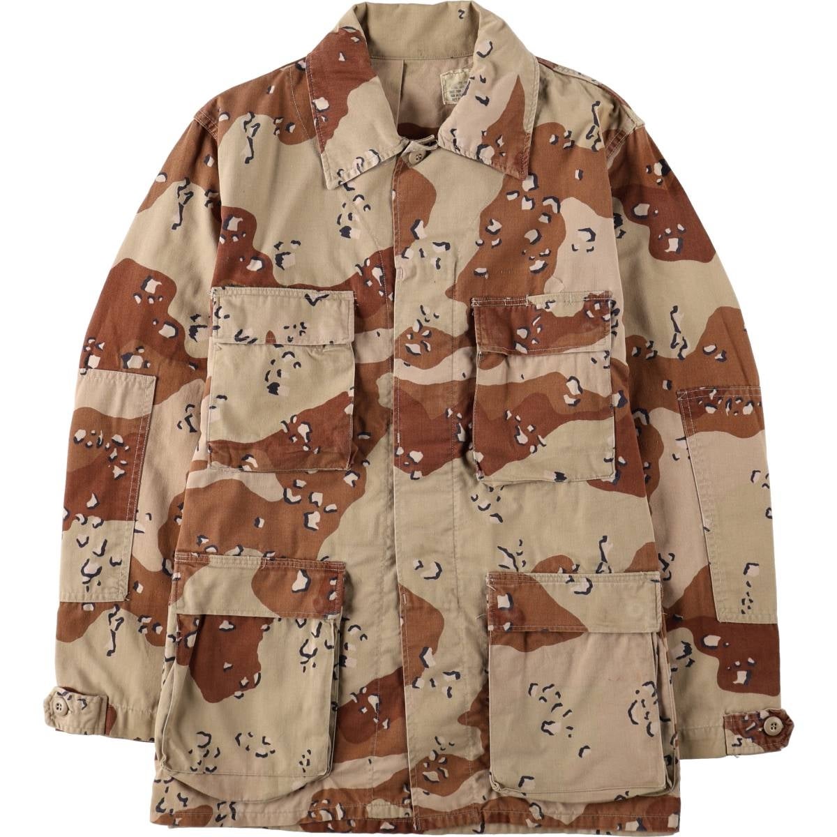 古着 米軍実品 90年代 迷彩柄 6C デザートチョコチップカモ B.D.U