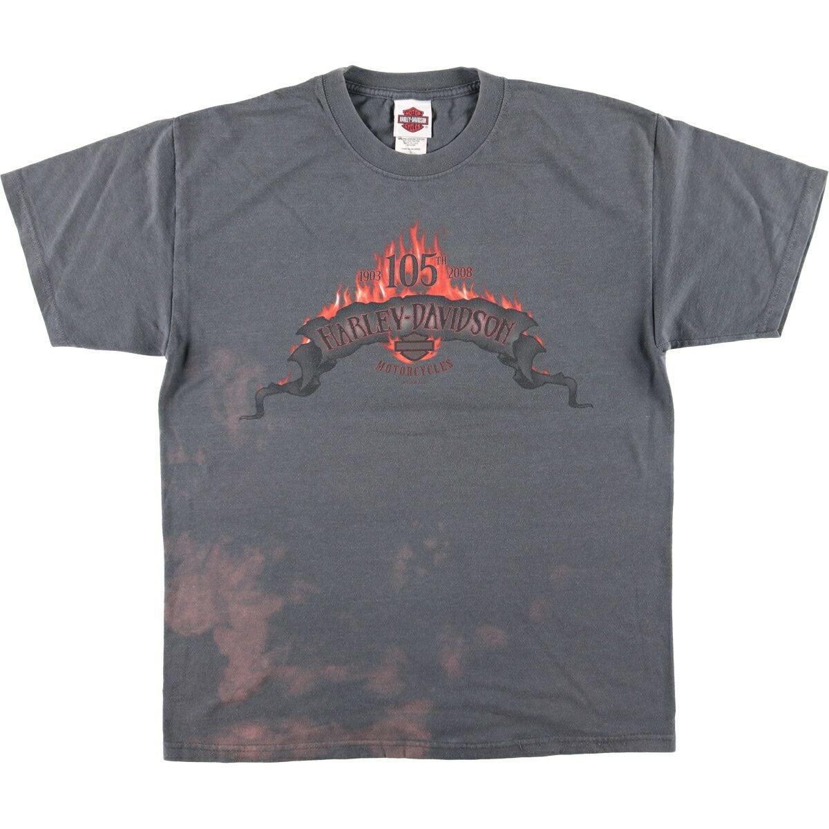 古着 ハーレーダビッドソン Harley-Davidson Vネック モーターサイクル バイクTシャツ USA製 レディースL相当 /eaa565097 古着 ハーレーダビッドソン Harley-Davidson Vネック モーターサイクル