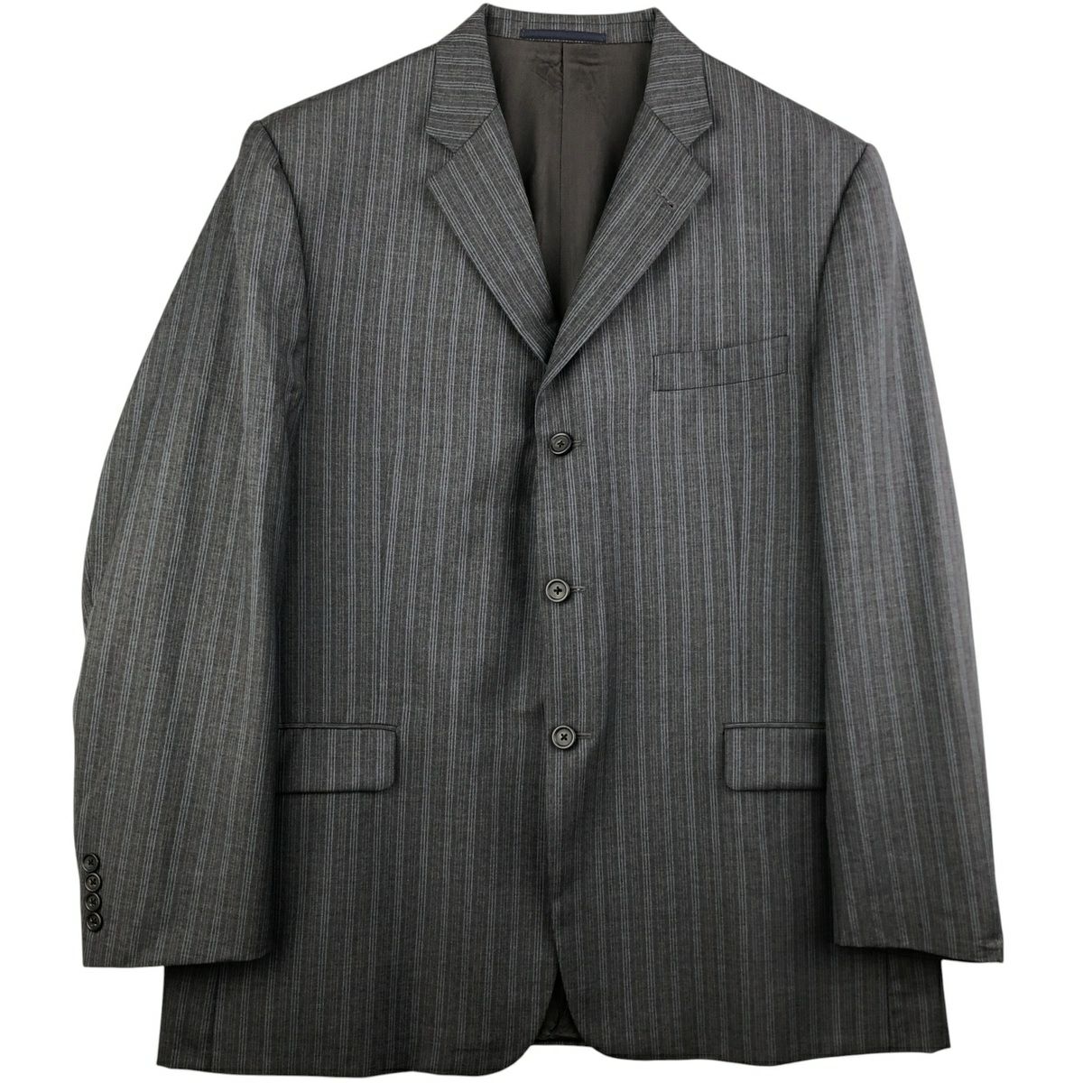 古着 バーバリー Burberry's BURBERRY LONDON ストライプ柄 ウールテーラードジャケット USA製 メンズXL相当/eaa592430 古着 バーバリー Burberrys BURBERRY LONDON ストライプ柄 ウール