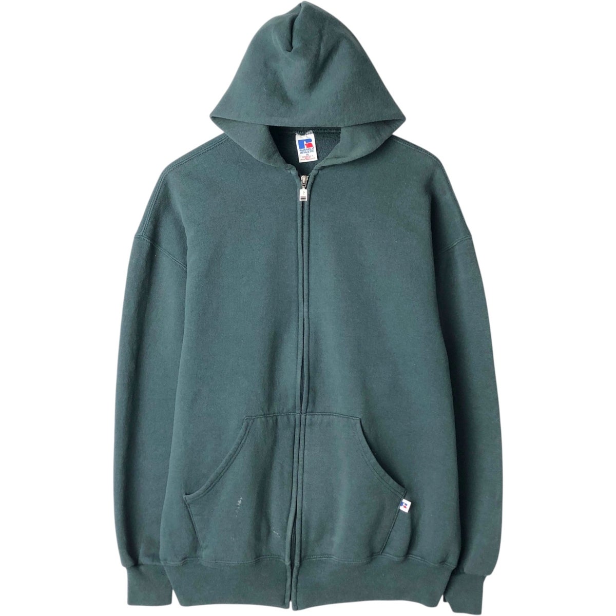 古着 90年代 ラッセル Russell ATHLETIC スウェットフルジップパーカー