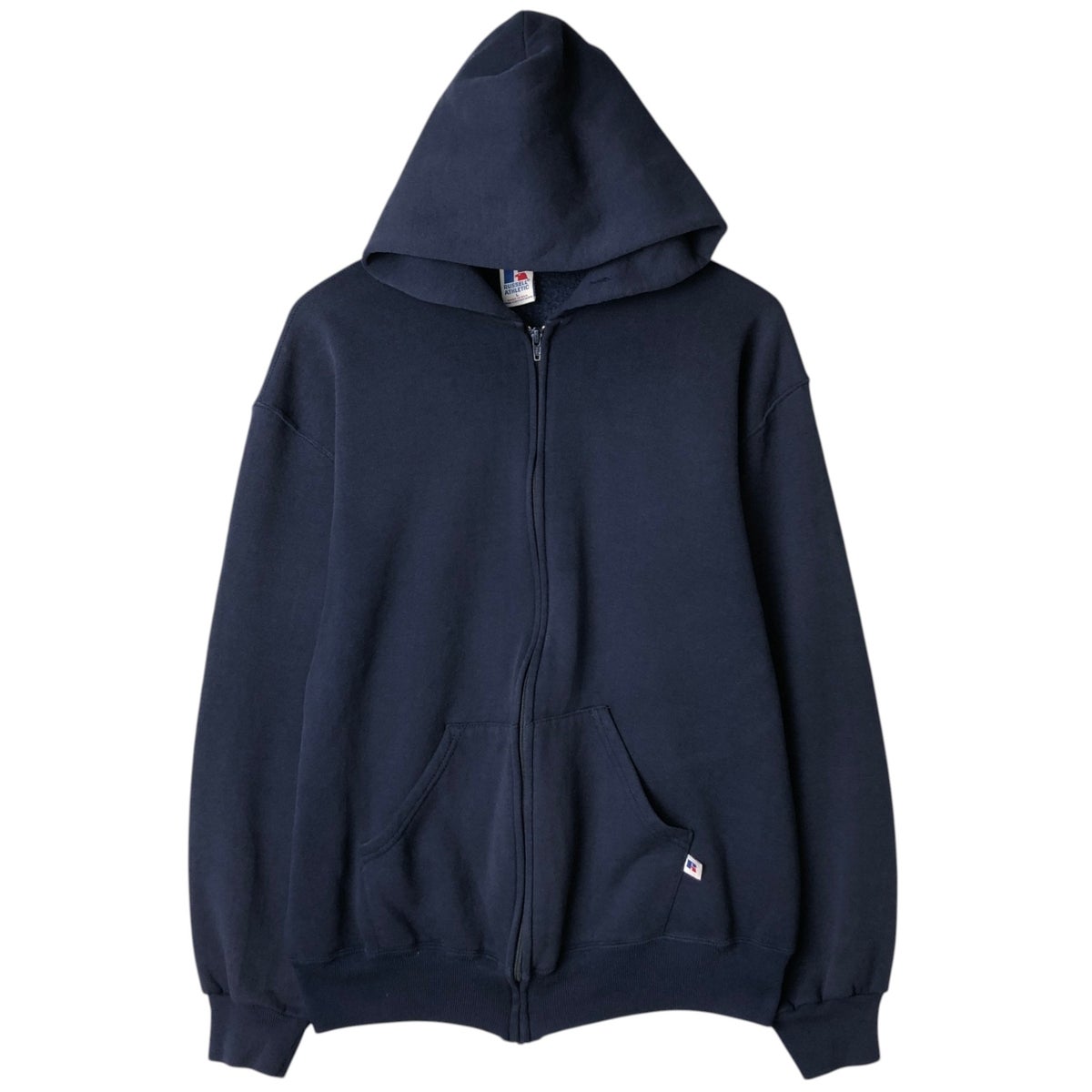 古着 90年代 ラッセル Russell ATHLETIC スウェットフルジップパーカー