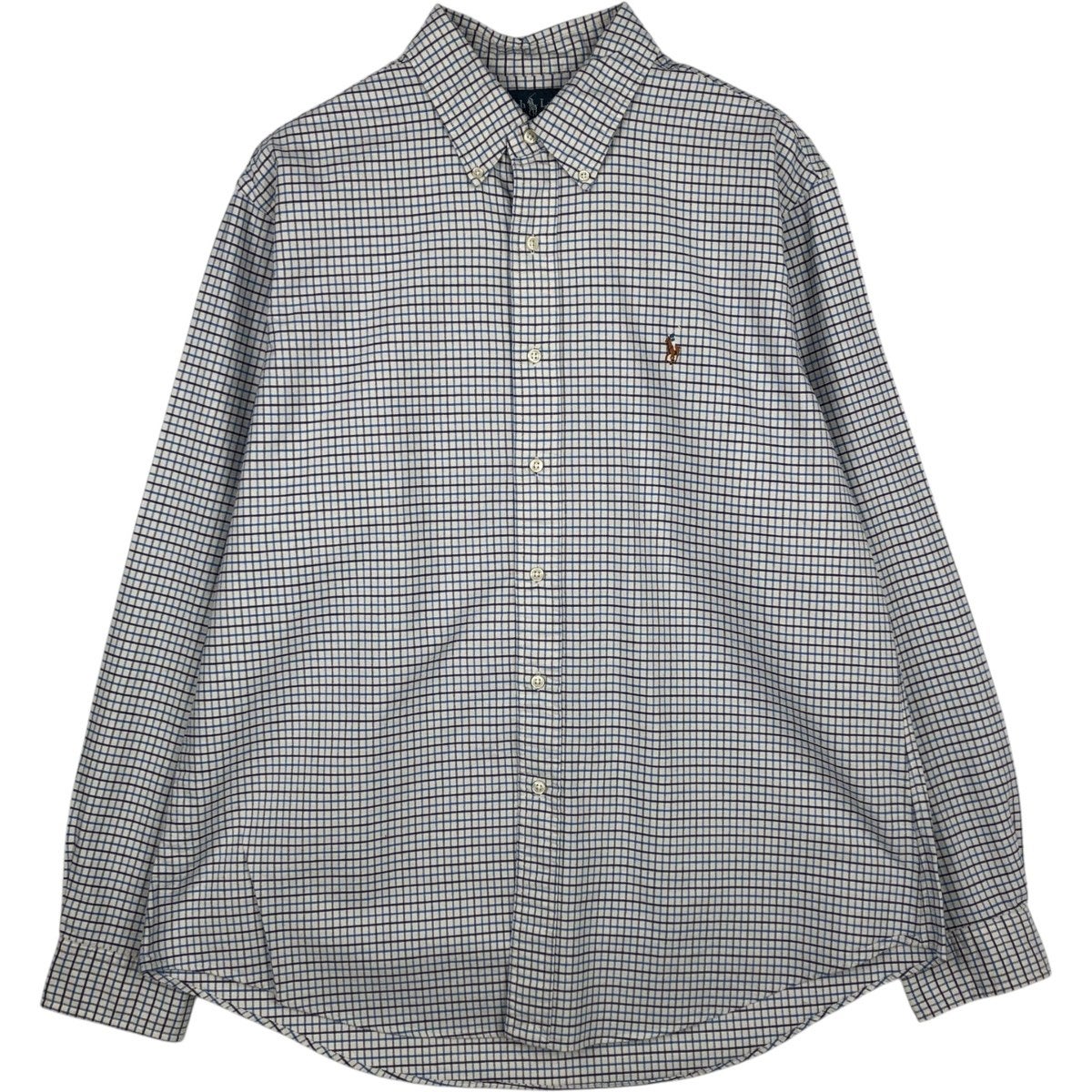 古着 ラルフローレン Ralph Lauren CUSTOM FIT 長袖 ボタンダウン