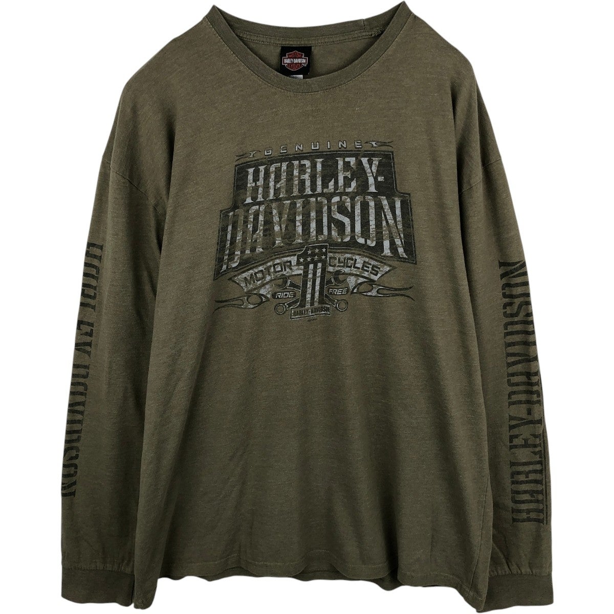 古着 ハーレーダビッドソン Harley-Davidson ロングTシャツ ロンT