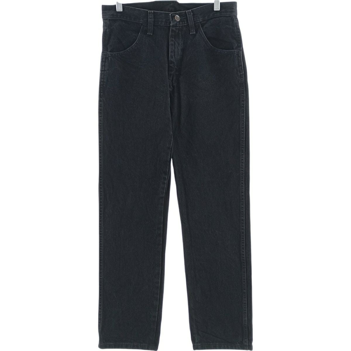 古着 ラスラー RUSTLER ブラックデニム ストレートデニムパンツ メンズ