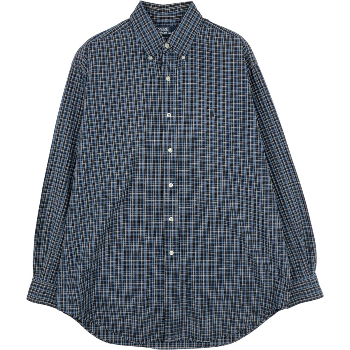 古着 ラルフローレン Ralph Lauren BLAKE 長袖 ボタンダウンチェック