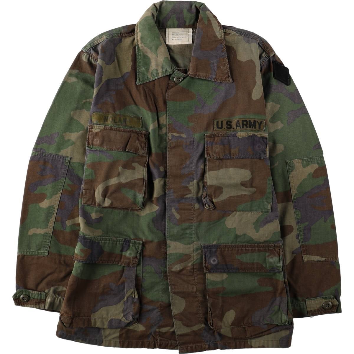 古着 90年代 米軍実品 U.S.ARMY 迷彩柄 ウッドランドカモ パッチ