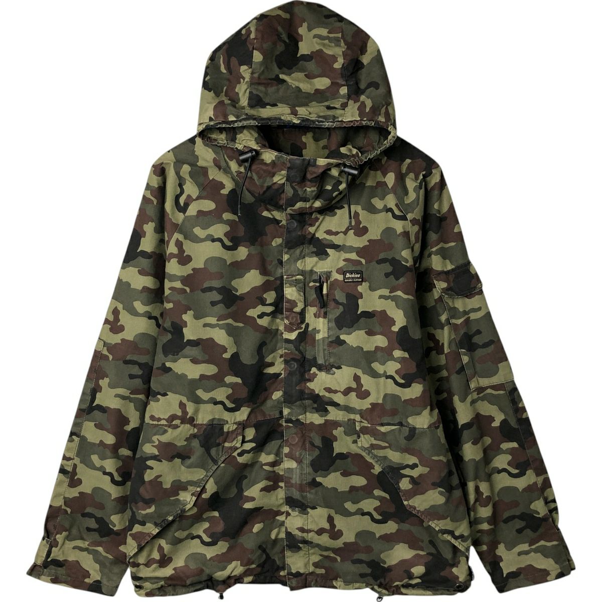 古着 ディッキーズ Dickies 迷彩柄 コットンパーカー メンズM相当