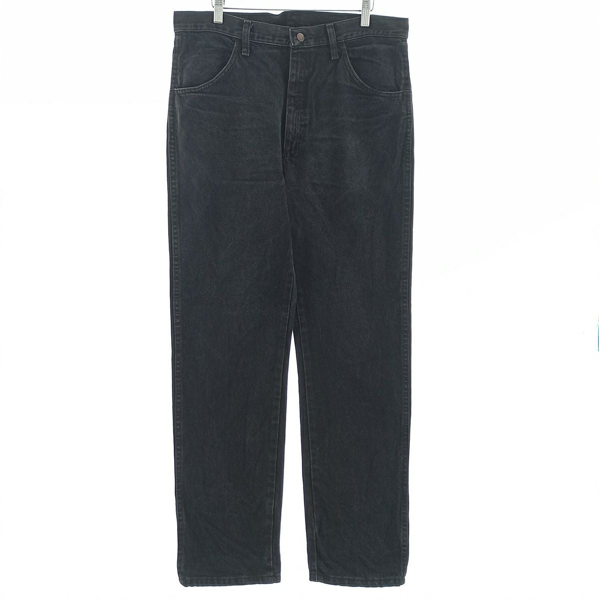 古着 ラスラー RUSTLER ブラックデニム ストレートデニムパンツ メンズ