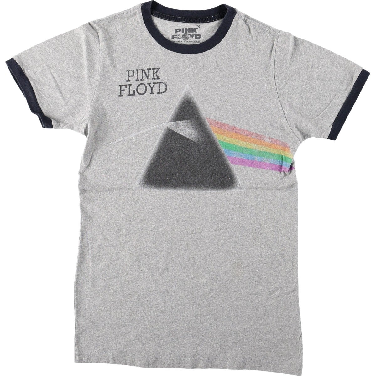 古着 PINK FLOYD ピンクフロイド バンド リンガーTシャツ レディースS