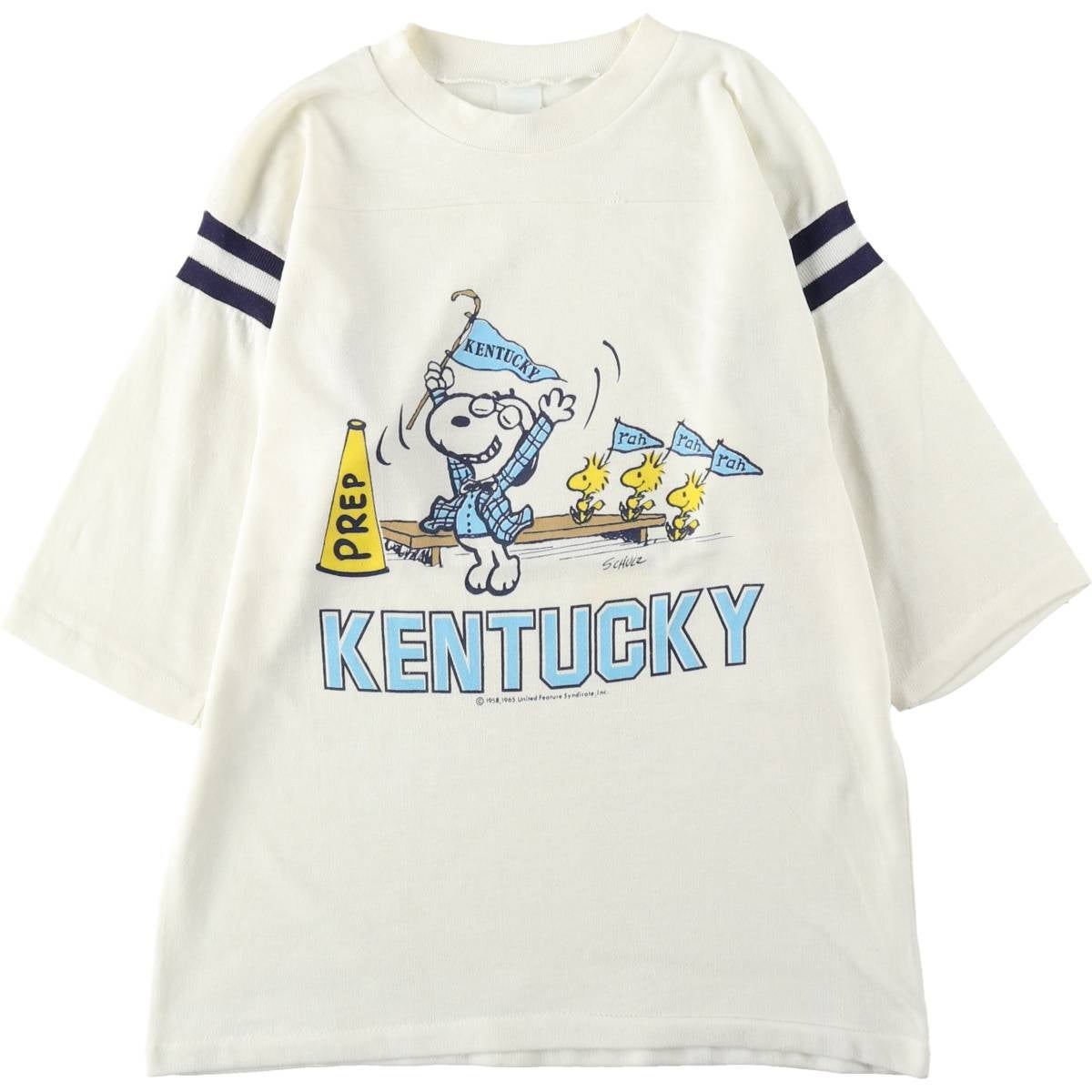 古着 SNOOPY スヌーピー ウッドストック キャラクタープリントTシャツ メンズS相当 ヴィンテージ/eaa458042 古着 50～60年代 SNOOPY スヌーピー ウッドストック キャラクター