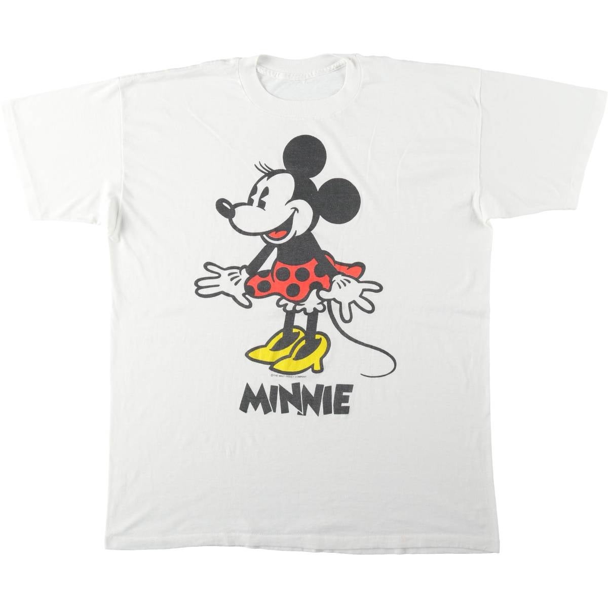 古着 MICKY UNLIMITED MICKEY MOUSE MINNIE MOUSE ミッキーマウス ミニーマウス キャラクタープリントTシャツ レディースM相当 ヴィンテージ/eaa458041 古着 MICKY UNLIMITED ミッキーマウス ミニーマウス キャラクター