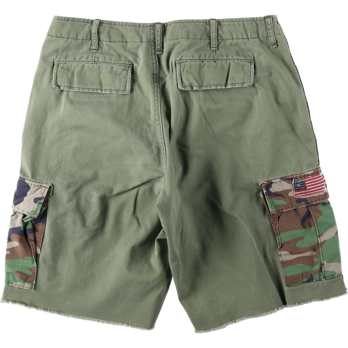 W36 美品 Denim&Supply デニム&サプライ 星条旗 カーゴショーツ 古着 ラルフローレン Ralph Lauren DENIM&SUPPLY デニム&サプライ
