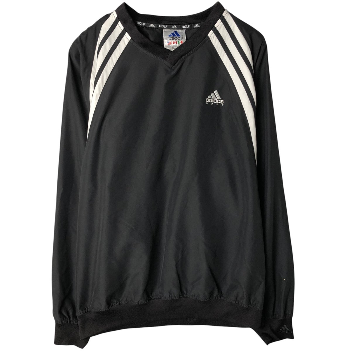 古着 00年代 アディダス adidas GOLF Vネック ウォームアッププル