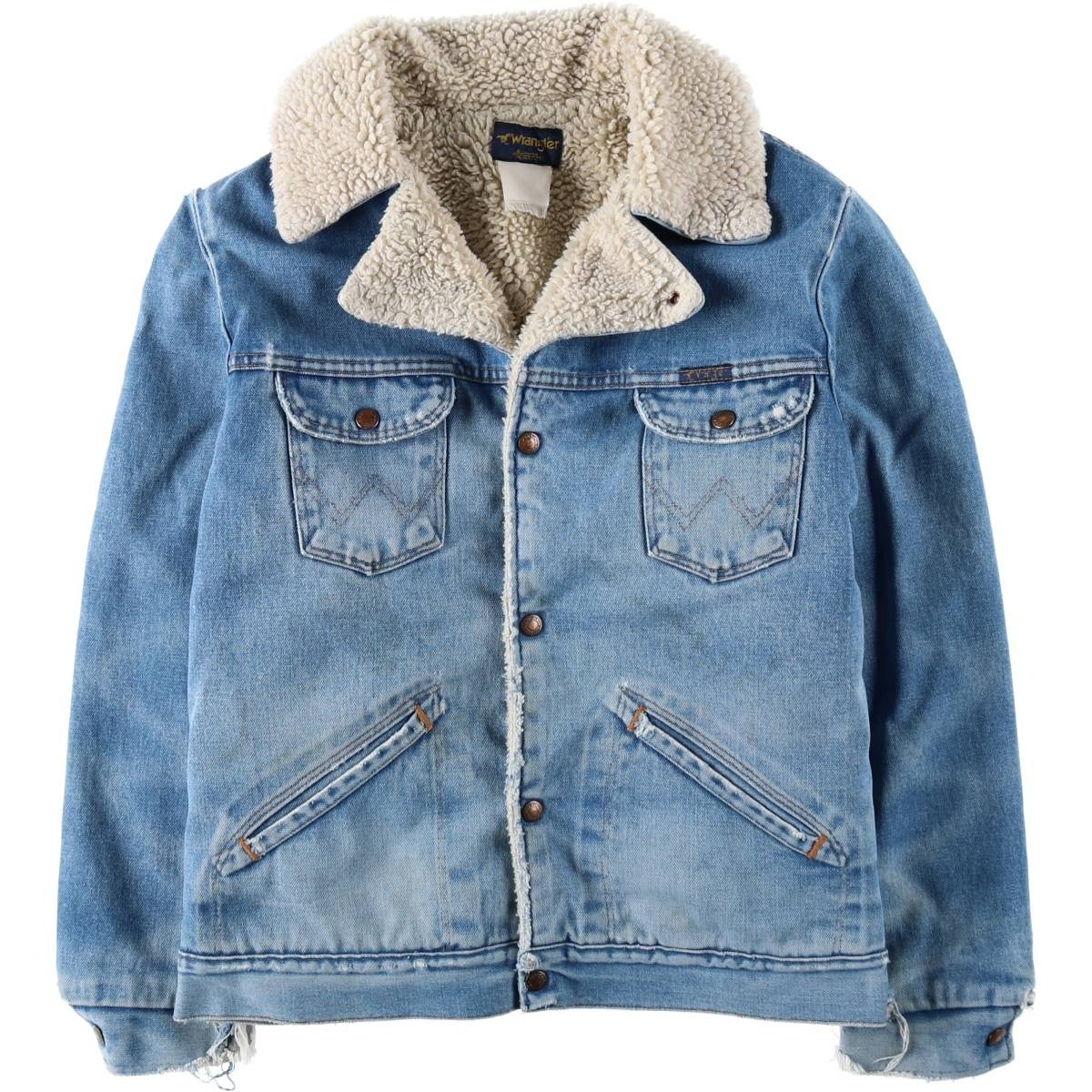 古着 80～90年代 ラングラー Wrangler デニムボアジャケット USA製