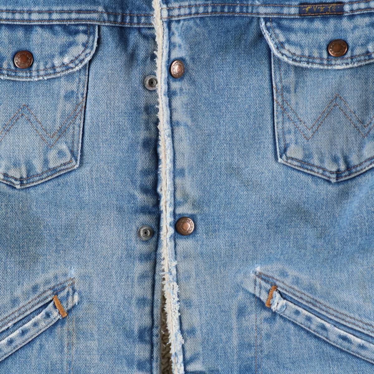 古着 80～90年代 ラングラー Wrangler デニムボアジャケット USA製